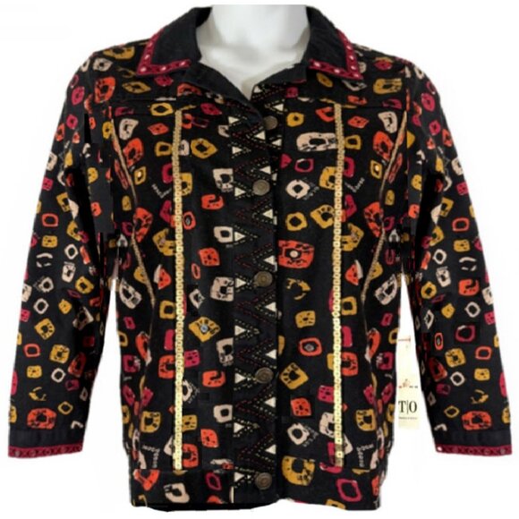 Thomas & Olivia Embellished Fall Jacket - Picture 1 of 7